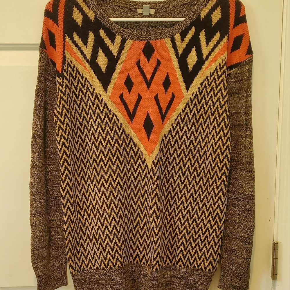 Ecote Vintage Knit Pullover Sweatshirt